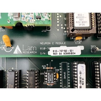 LAM Research 810-707103-001 I/O BUS CONTROL BOARD W/810-707150-001 Neuron C Module PCB